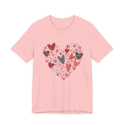 Valentine Heart Shirt, Heart Shirt, Love Shirt, Valentine Shirt, Valentines Day Shirt - PopCultureByDesign36