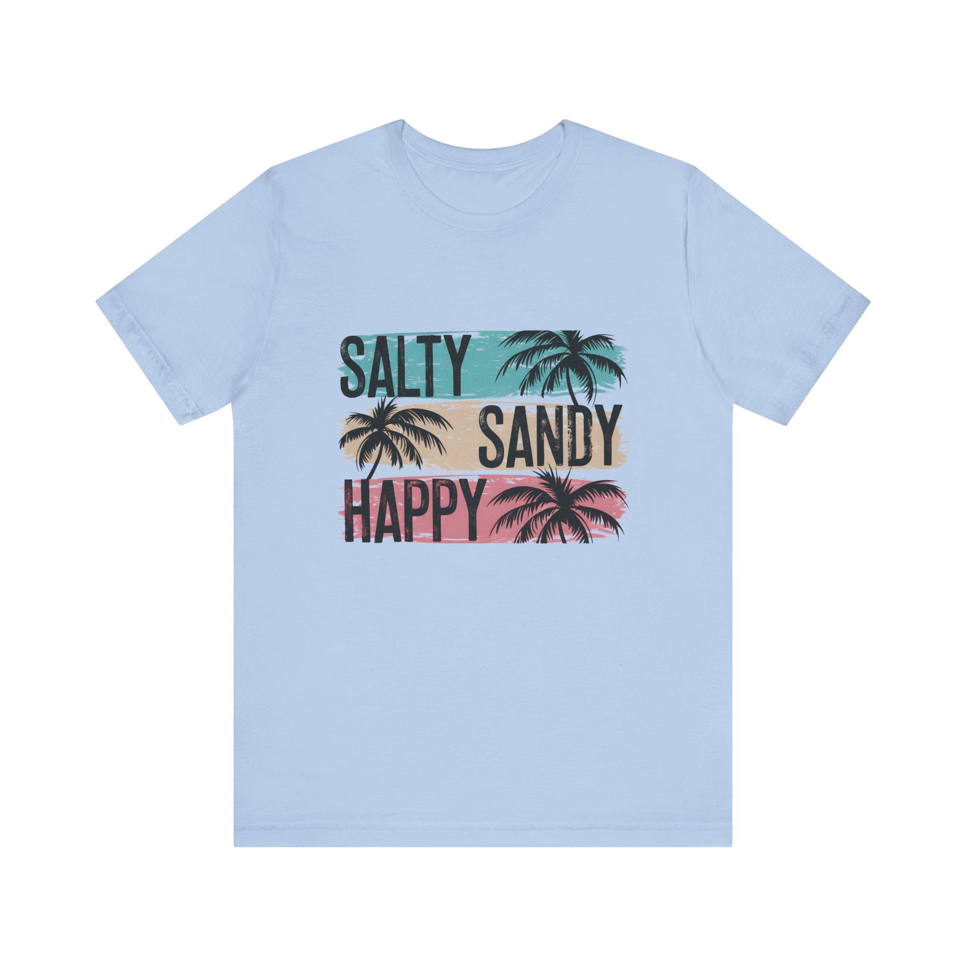 Salty Sandy Happy T-Shirt, Sandy Toes Salty Breeze Tee - PopCultureByDesign36