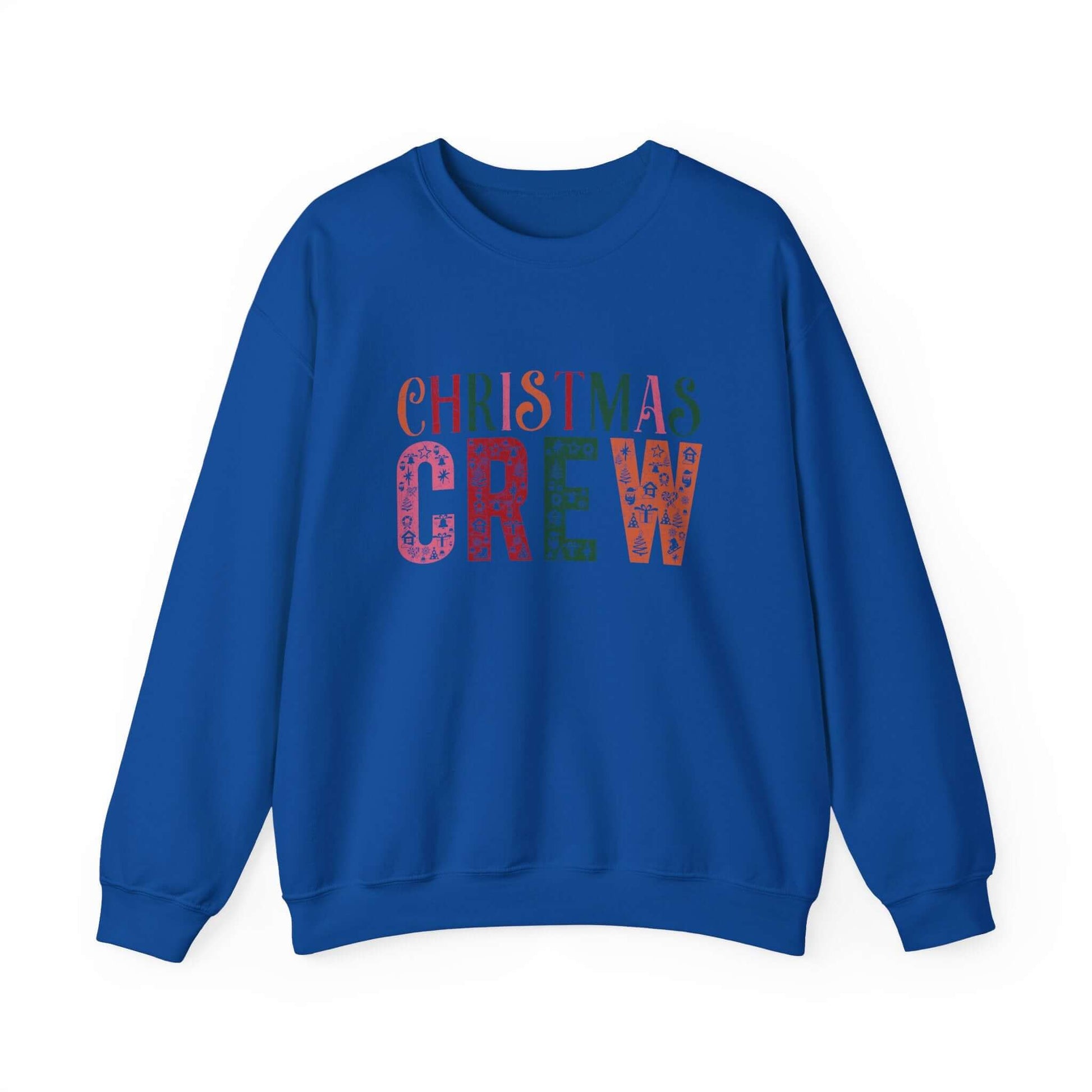 Christmas Crew Sweatshirt, Winter Festive Sweater, Xmas Gift Idea - PopCultureByDesign36