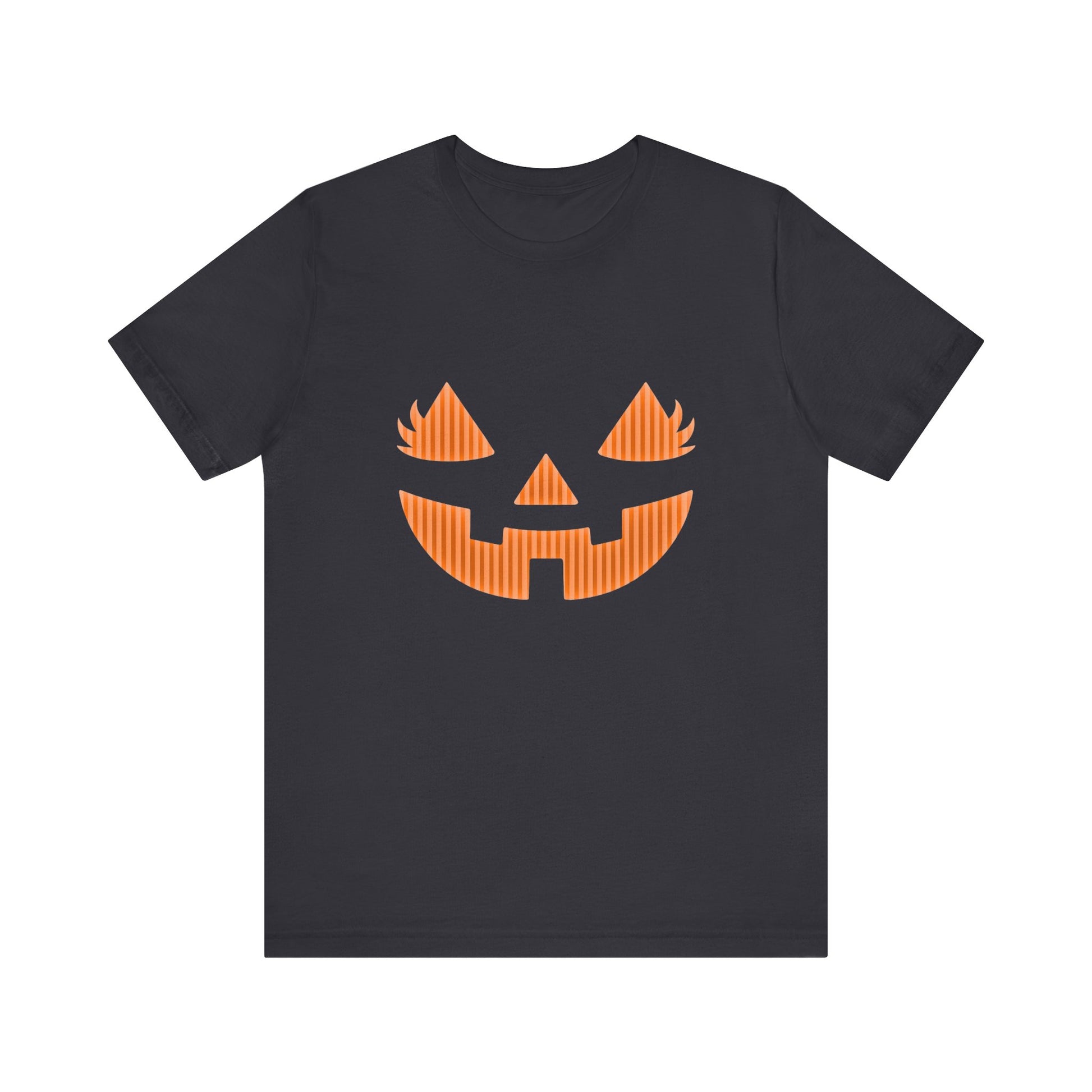 Halloween Pumpkin Tee, Spooky Shirt, Fall T-Shirt, Pumpkin Face Top - PopCultureByDesign36