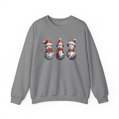Christmas Snowman Sweatshirt, Christmas Sweatshirt,Family Christmas Sweatshirt - PopCultureByDesign36