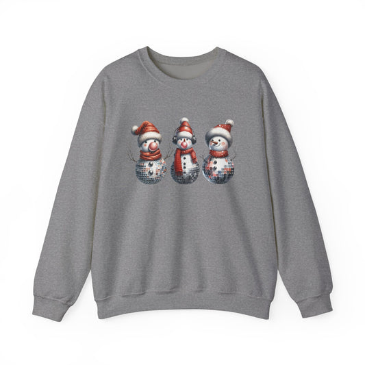 Christmas Snowman Sweatshirt, Christmas Sweatshirt,Family Christmas Sweatshirt - PopCultureByDesign36