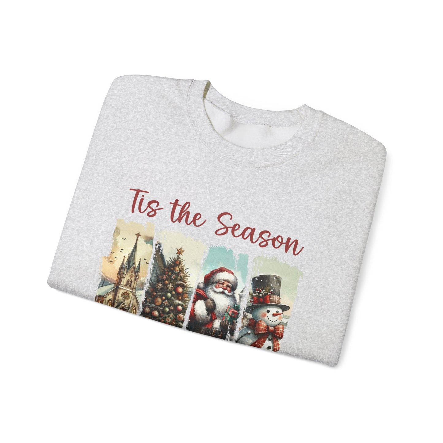 Tis The Season Sweatshirt, Merry Christmas Shirt, Christmas Sweatshirt - PopCultureByDesign36