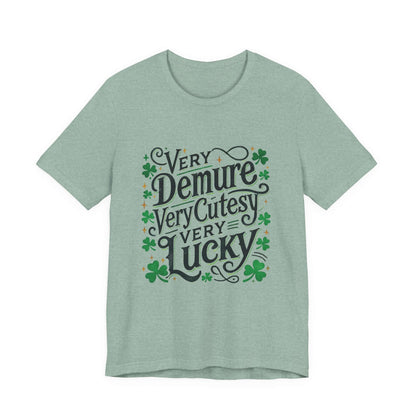 St Patrick's Day Tee, Irish Shamrock Tee, Feeling Lucky St Paddy's Shirt - PopCultureByDesign36