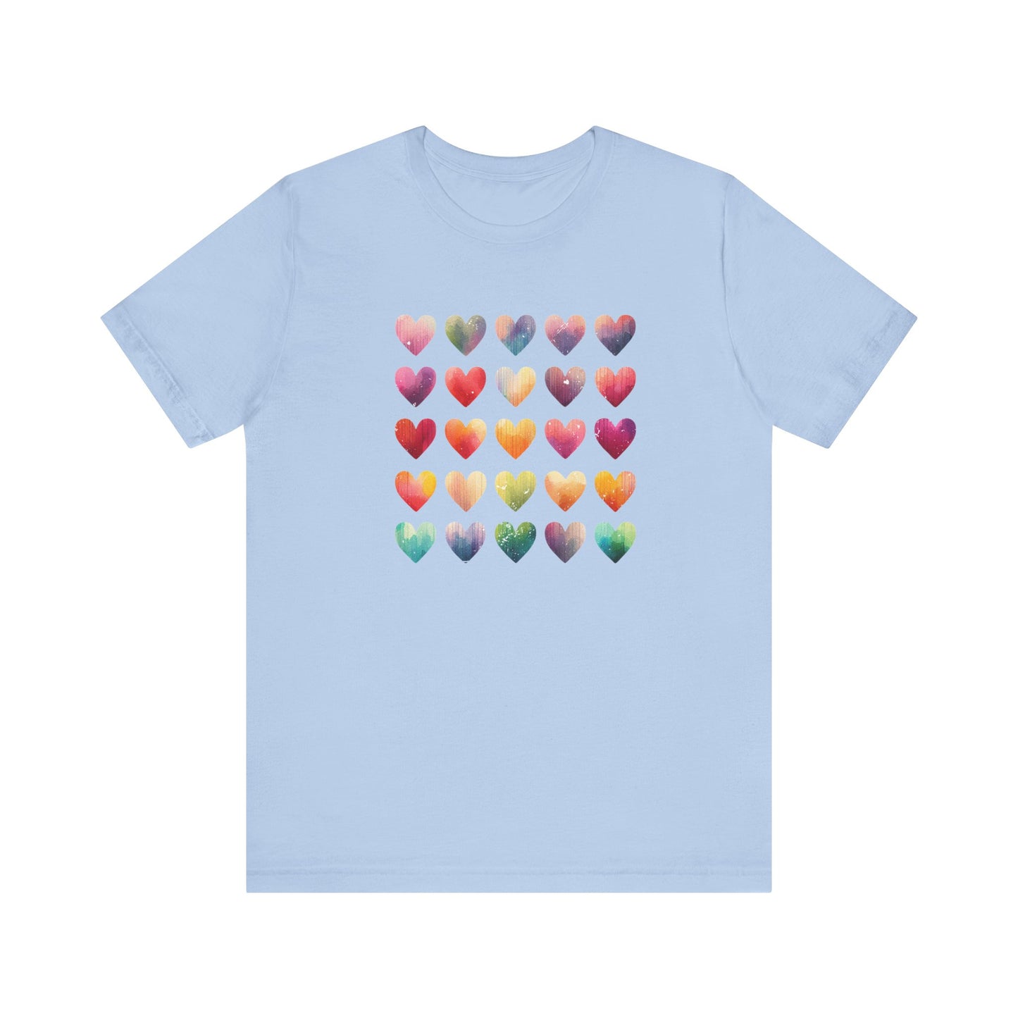 Bohemian Artsy Watercolor Shirt, Watercolor Tee, Watercolor Heart Tee - PopCultureByDesign36