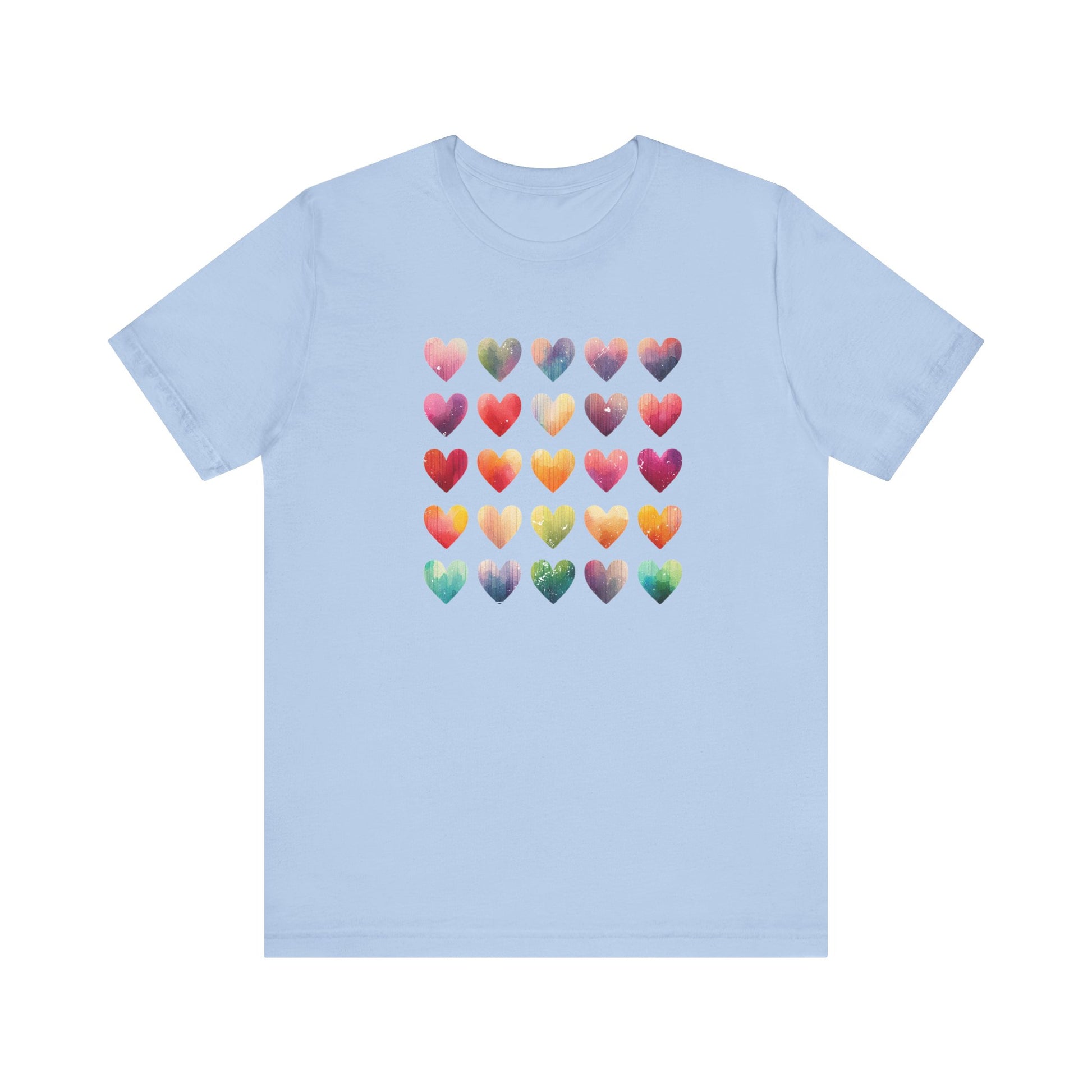 Bohemian Artsy Watercolor Shirt, Watercolor Tee, Watercolor Heart Tee - PopCultureByDesign36