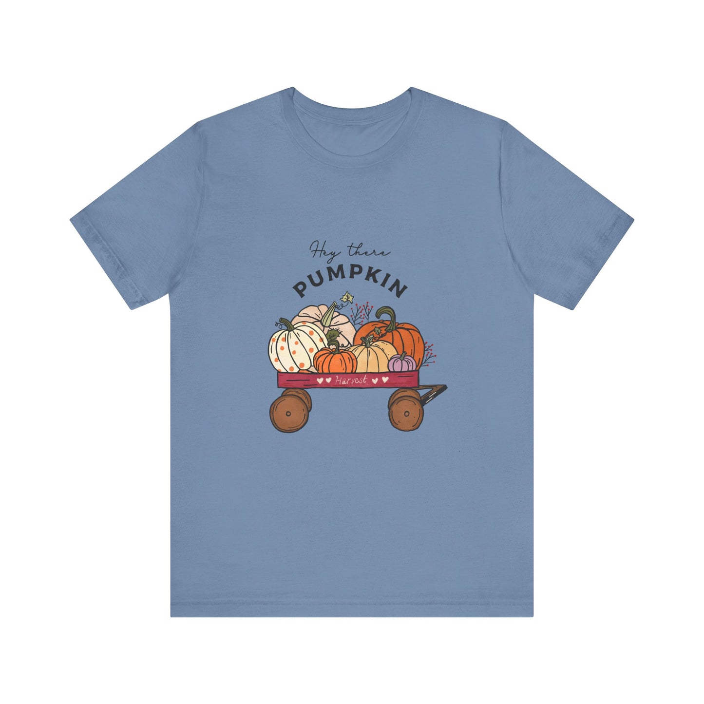 Hey There Pumpkin Unisex Tee, Autumn Halloween Pumpkin T-Shirt - PopCultureByDesign36