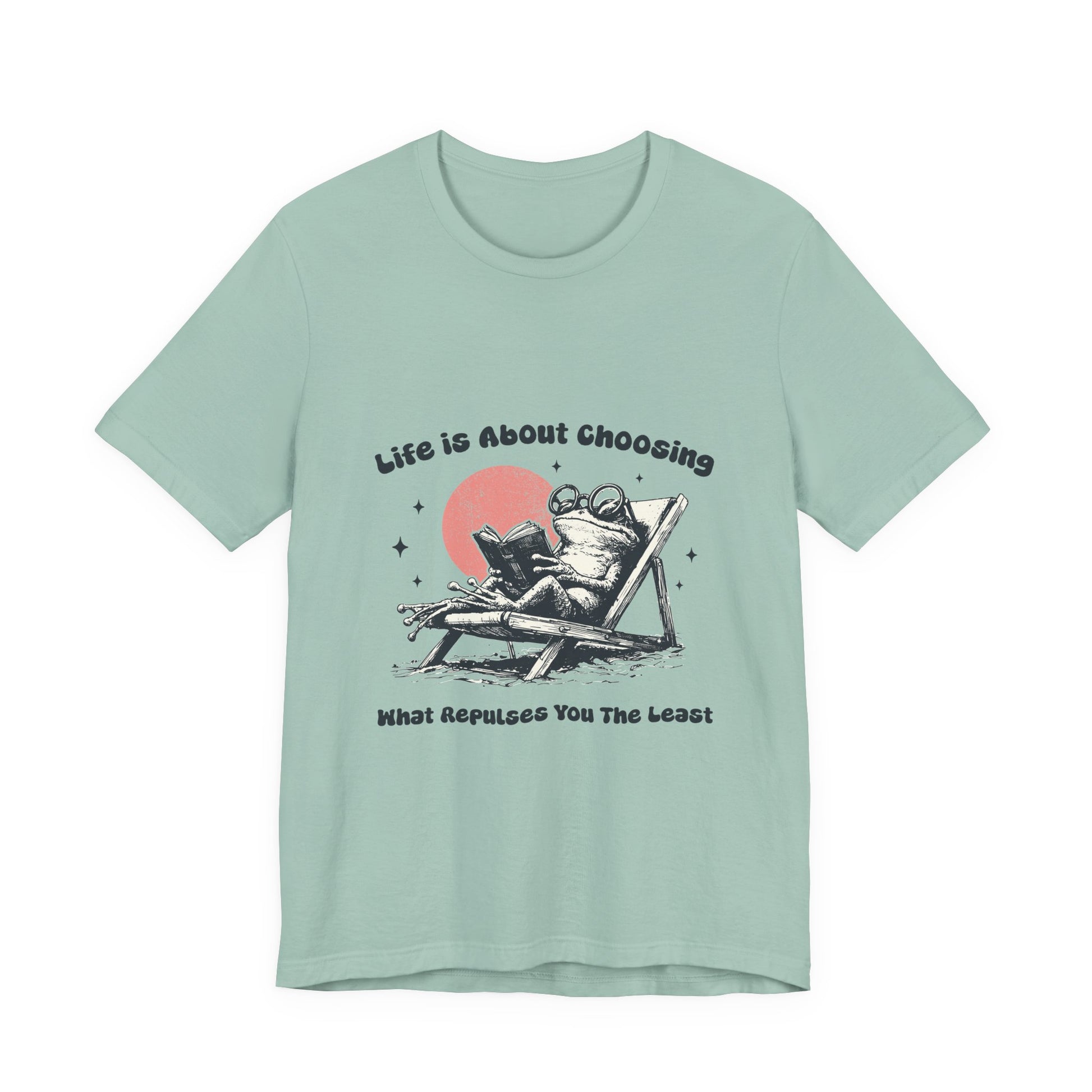 Funny Frog Reading Shirt, Sarcastic Frog Shirt, Frog with Glasses Shirt - PopCultureByDesign36