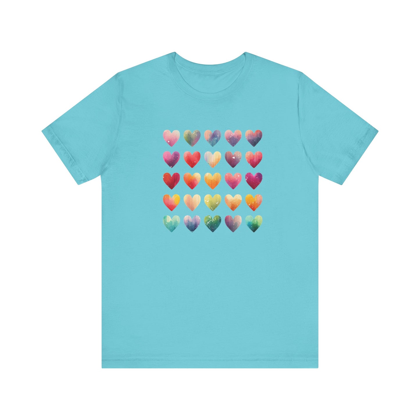 Bohemian Artsy Watercolor Shirt, Watercolor Tee, Watercolor Heart Tee - PopCultureByDesign36