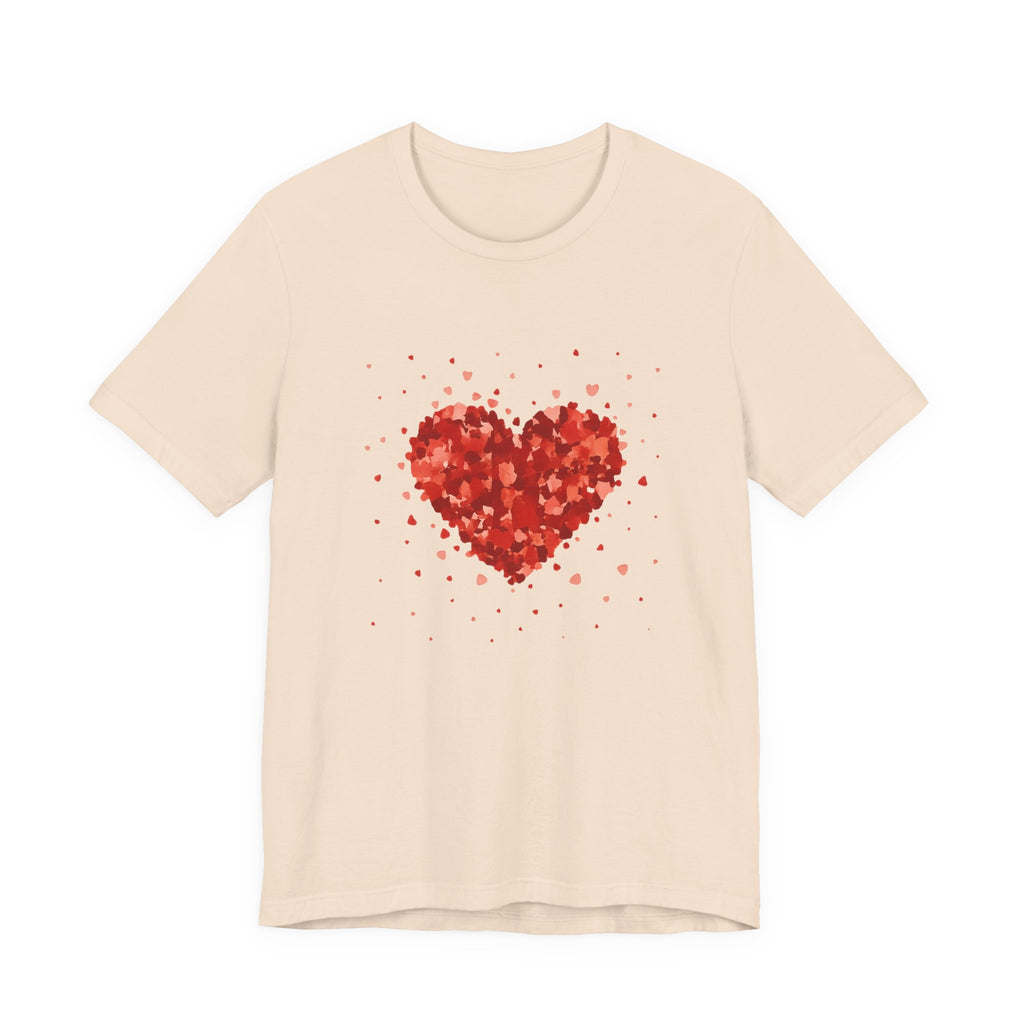 Valentine Watercolor Heart Tee — Love Graphic T-Shirt by PopCultureByDesign36