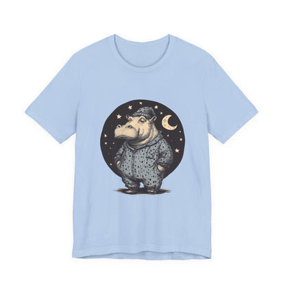 Sleepy Hippo Shirt, Funny Hippo Shirt, Cute Hippo Shirt - PopCultureByDesign36