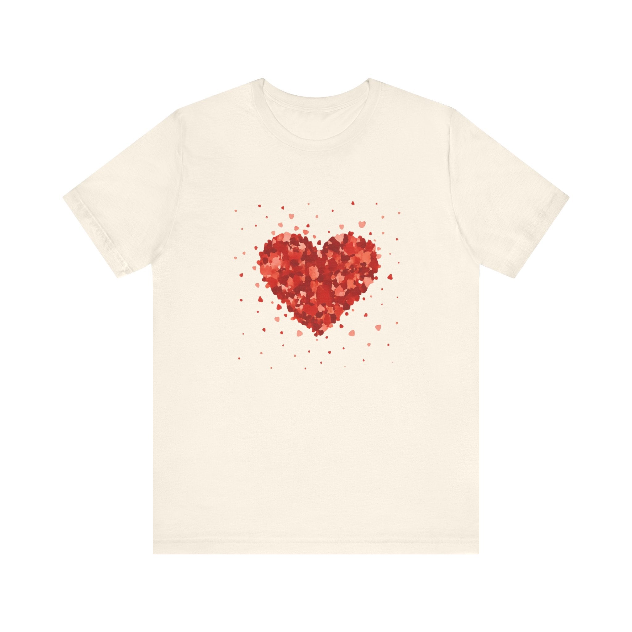 Valentine Watercolor Heart Tee — Love Graphic T-Shirt by PopCultureByDesign36