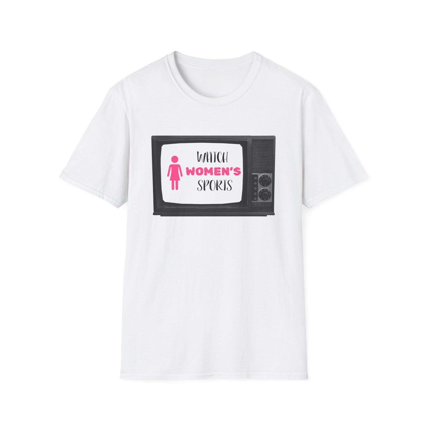 Watch Womens Sports, Women's Sports Supportive T-Shirt, Women In Sports - PopCultureByDesign36