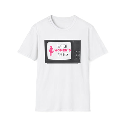 Watch Womens Sports, Women's Sports Supportive T-Shirt, Women In Sports - PopCultureByDesign36