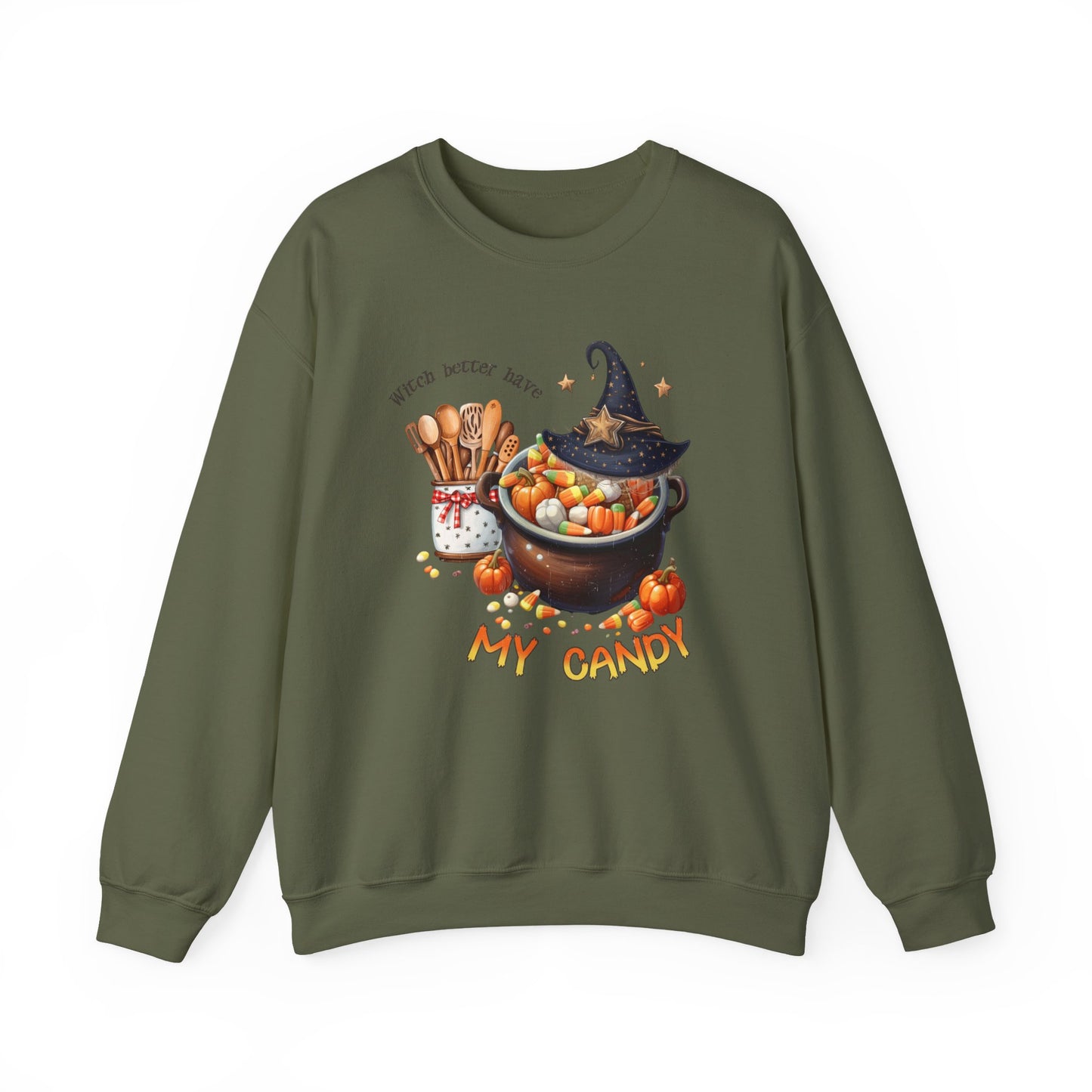 Halloween Trick or Treat Sweatshirt, Halloween Candy Sweatshirt - PopCultureByDesign36