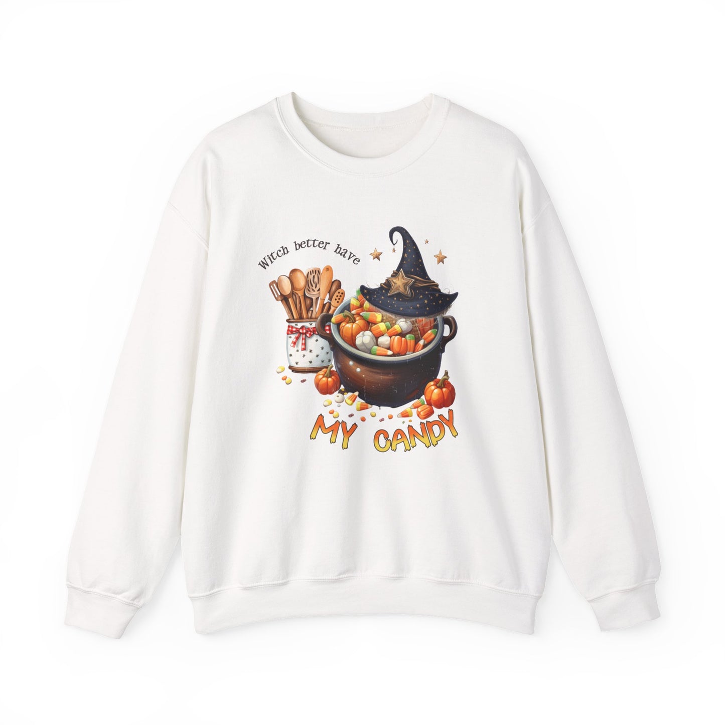 Halloween Trick or Treat Sweatshirt, Halloween Candy Sweatshirt - PopCultureByDesign36