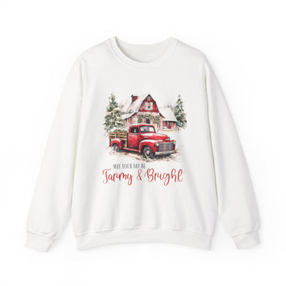 May your day be farmy and bright, Country Farm Christmas shirt - PopCultureByDesign36