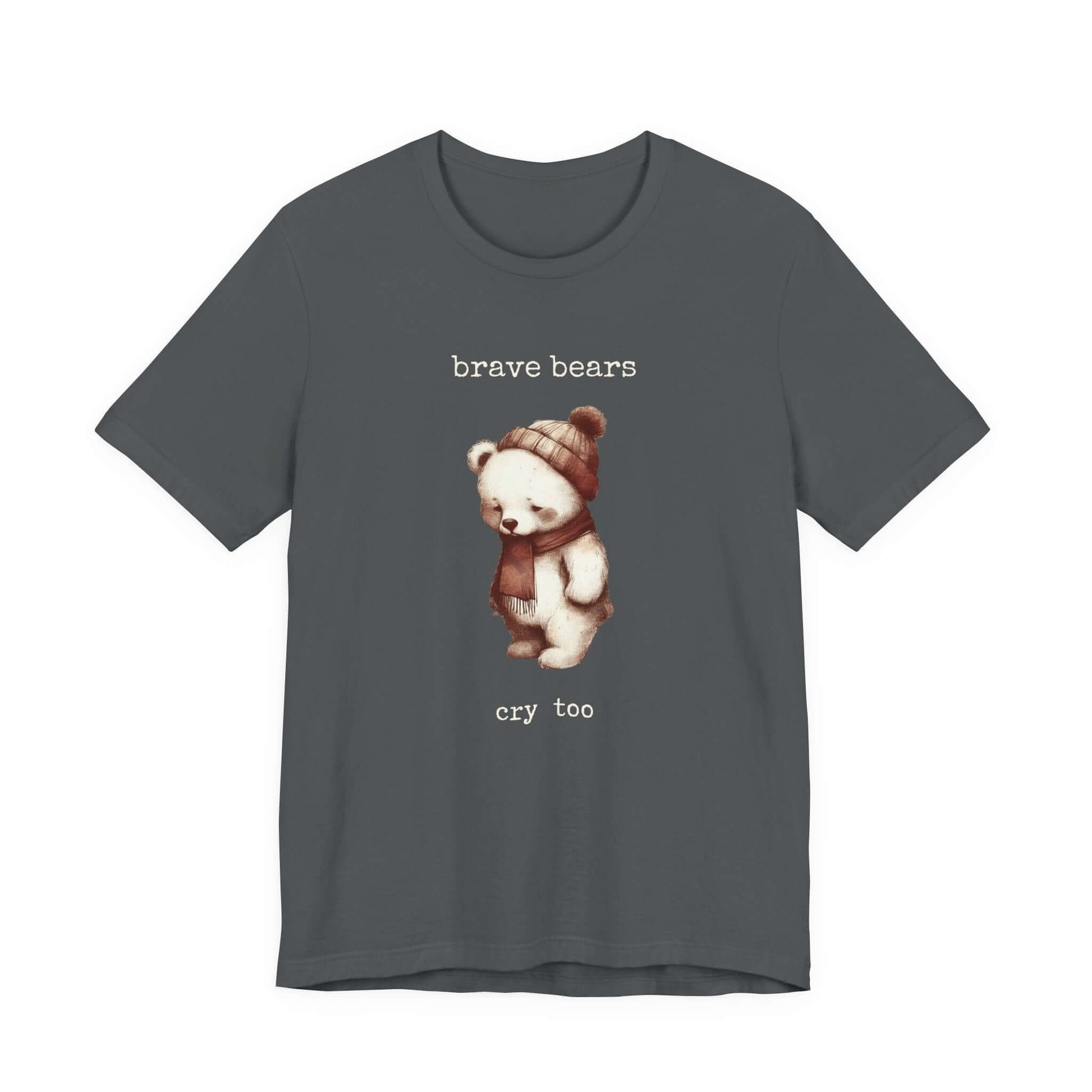 Brave Bears Cry Too Shirt, Vintage Bear Shirt, My tummy Hurts Shirt - PopCultureByDesign36