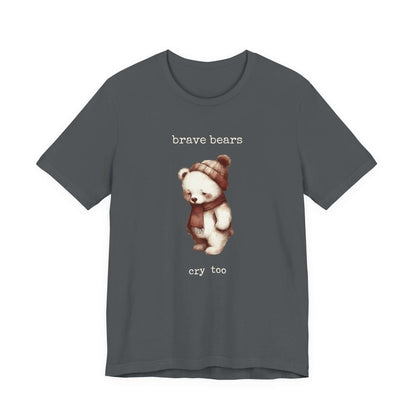 Brave Bears Cry Too Shirt, Vintage Bear Shirt, My tummy Hurts Shirt - PopCultureByDesign36
