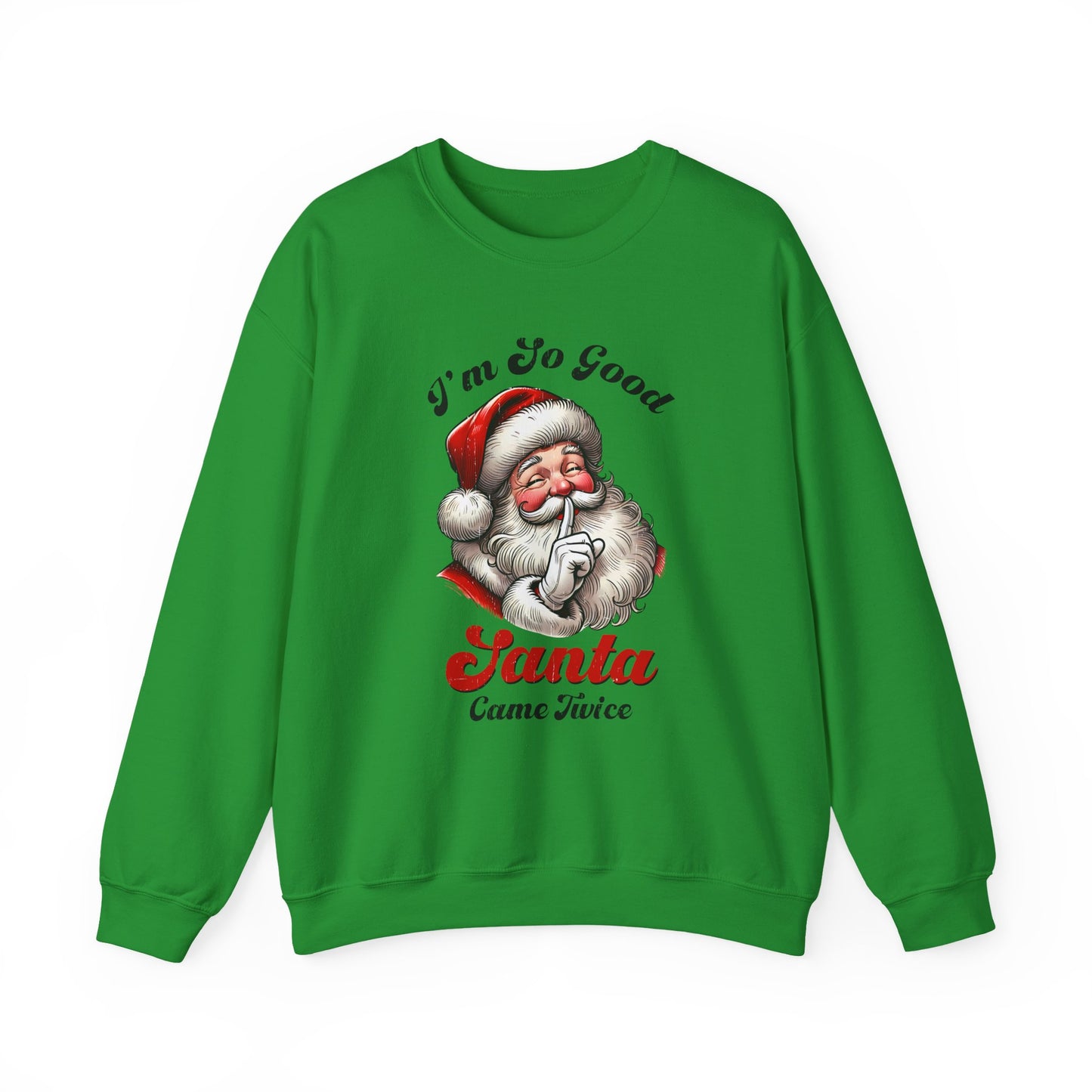 Funny Santa Sweatshirt, Women Ugly Christmas Sweatshirt, Holiday Sweatshirt - PopCultureByDesign36