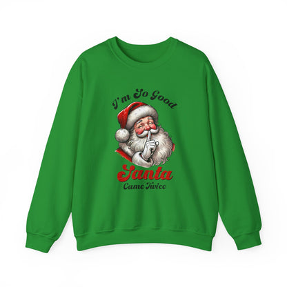 Funny Santa Sweatshirt, Women Ugly Christmas Sweatshirt, Holiday Sweatshirt - PopCultureByDesign36
