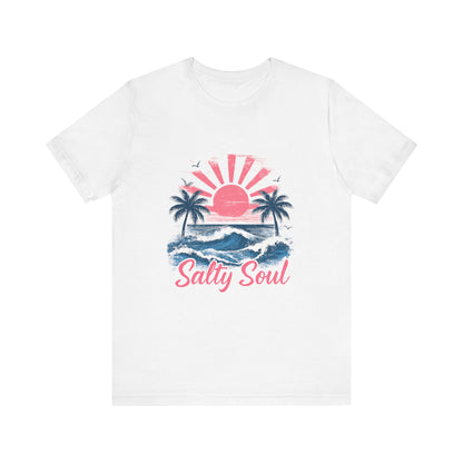Retro Salty Soul Shirt, Summer Salty Soul T-shirt, Trendy Summer Shirt - PopCultureByDesign36