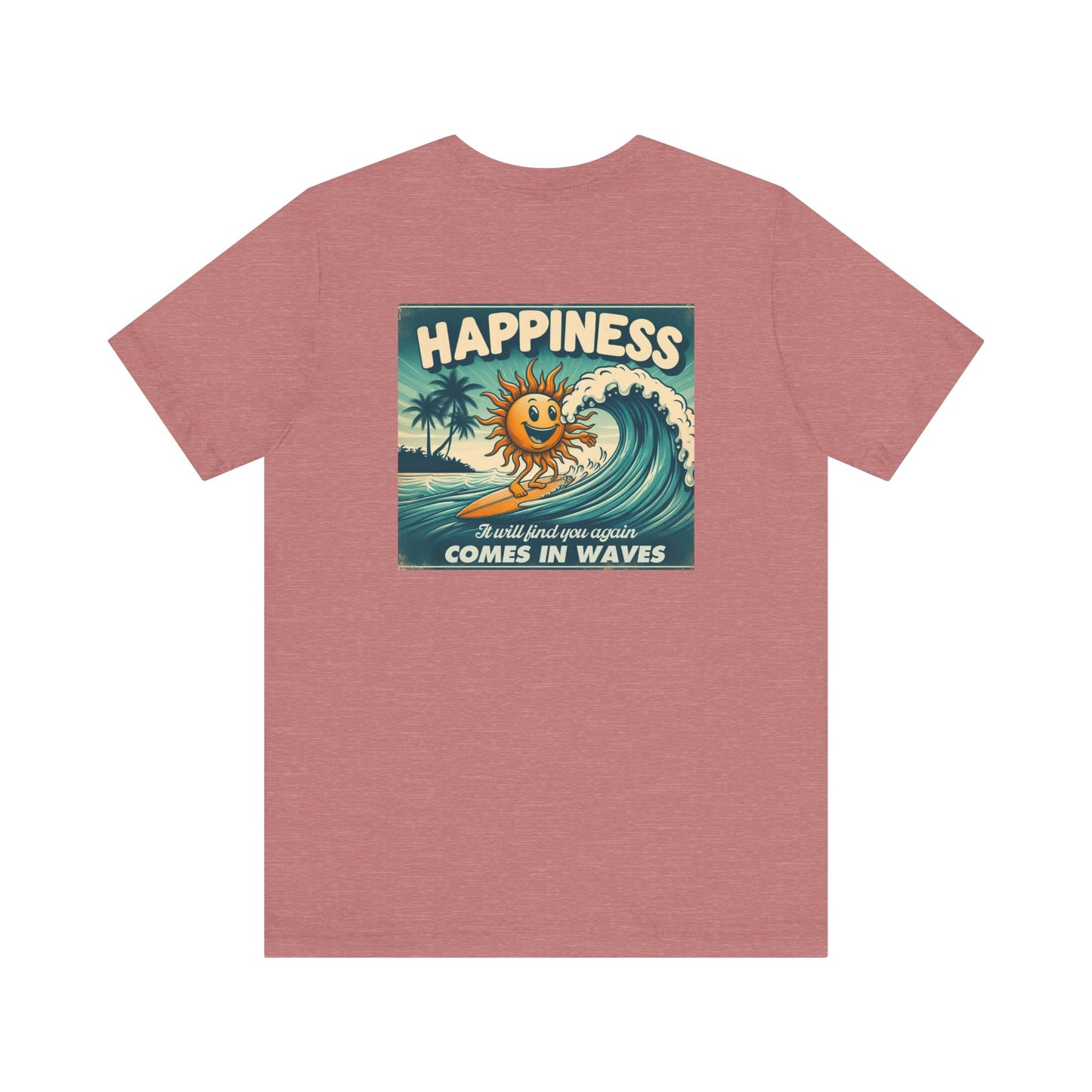 Happiness Comes In Waves shirt, Summer shirt, Surfing shirt, Surfer Gift - PopCultureByDesign36