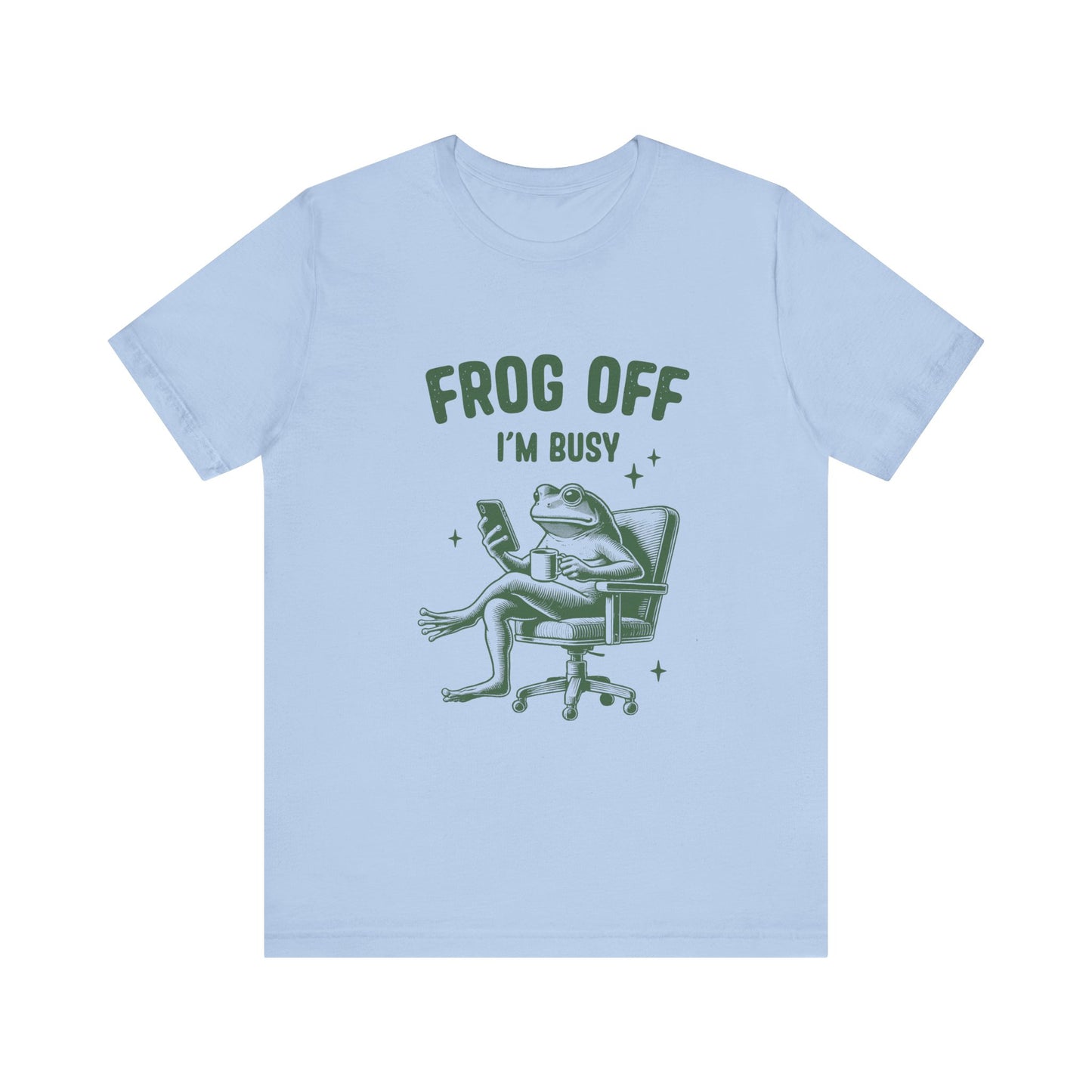 Frog Off Im Busy Shirt, Frog Pond TShirt, Meme Frog Shirt - PopCultureByDesign36