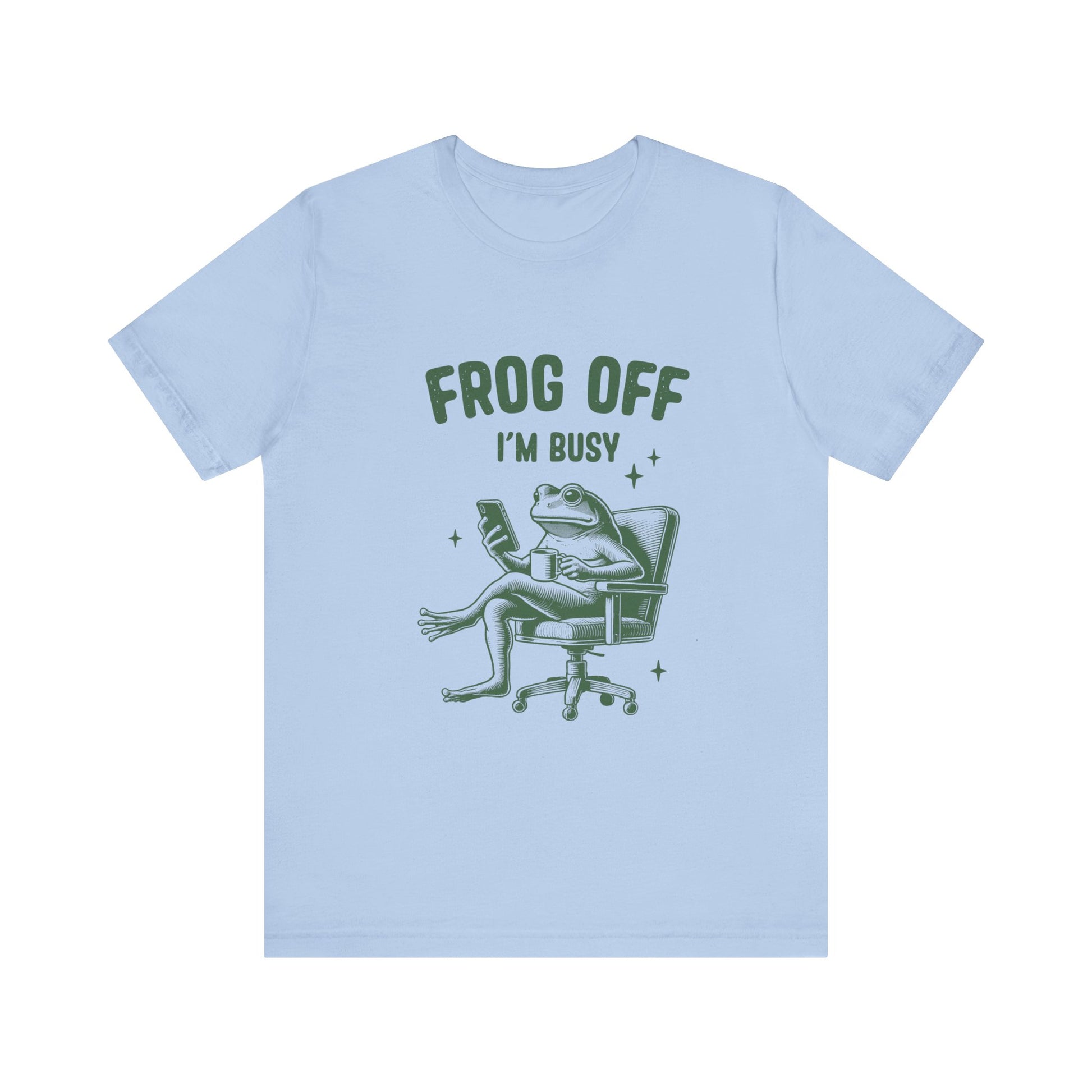 Frog Off Im Busy Shirt, Frog Pond TShirt, Meme Frog Shirt - PopCultureByDesign36
