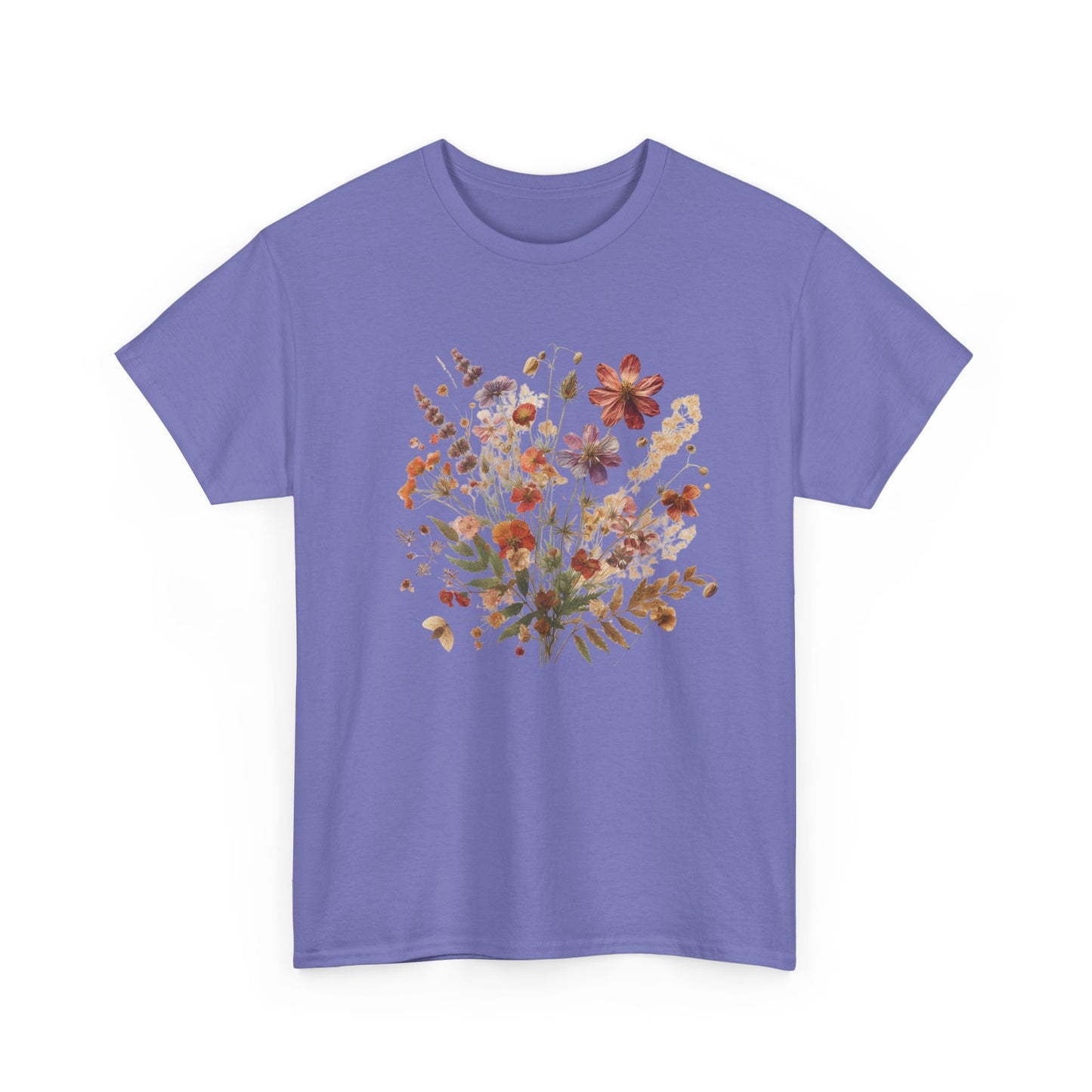Wild Flowers T-Shirt, Floral Nature T-Shirt, Cottagecore Shirt - PopCultureByDesign36