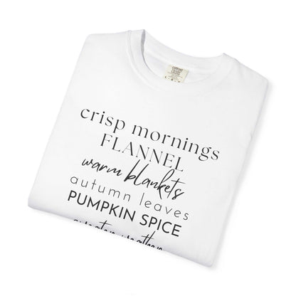 Cute Fall Comfort Colors® Shirt, Hello Fall Shirt, Fall Definition Shirt - PopCultureByDesign36