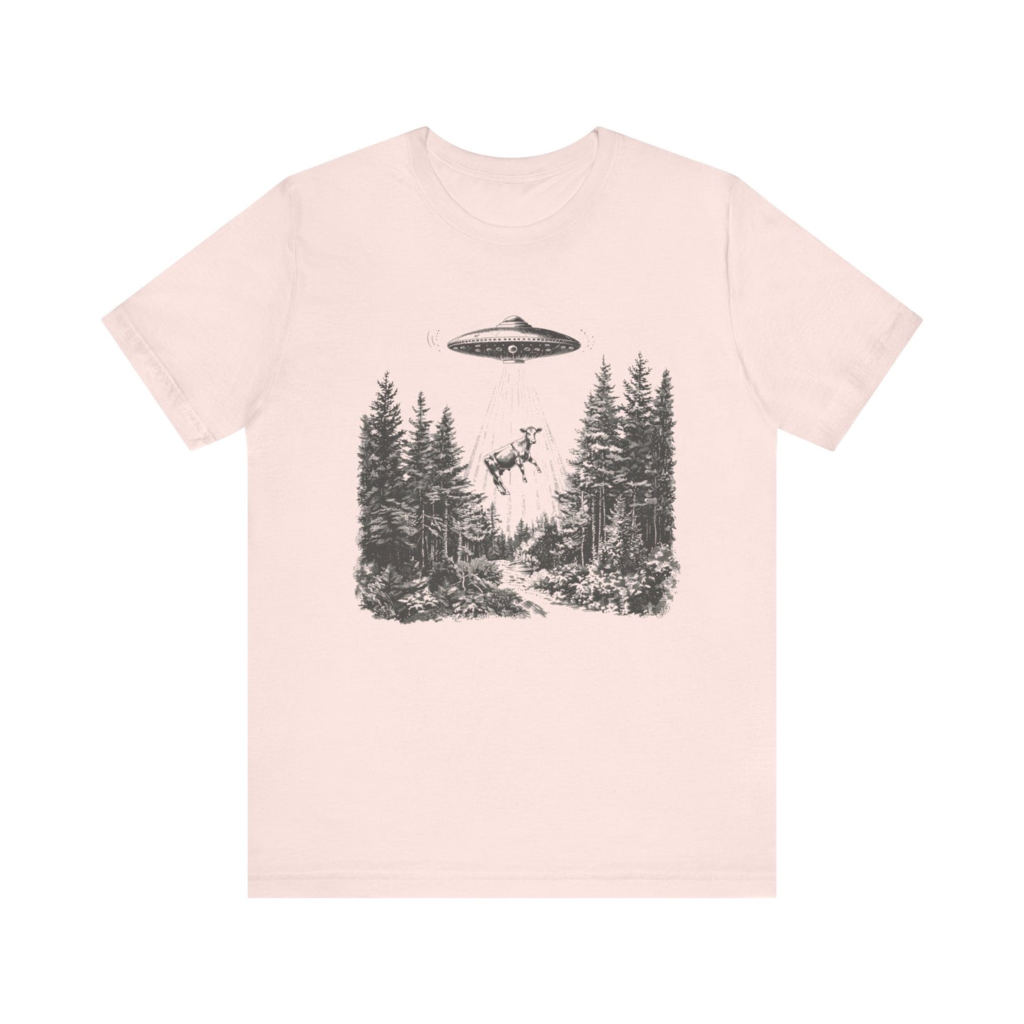 Ufo Cow Shirt, Retro T-Shirt, Vintage Cow Ufo TShirt, Ufo Graphic Tee - PopCultureByDesign36