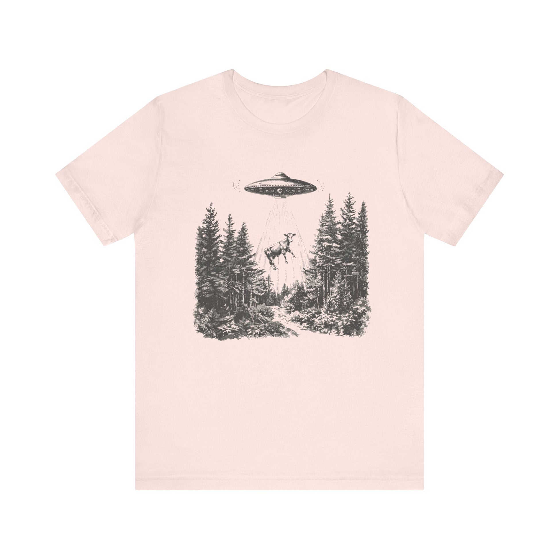 Ufo Cow Shirt, Retro T-Shirt, Vintage Cow Ufo TShirt, Ufo Graphic Tee - PopCultureByDesign36