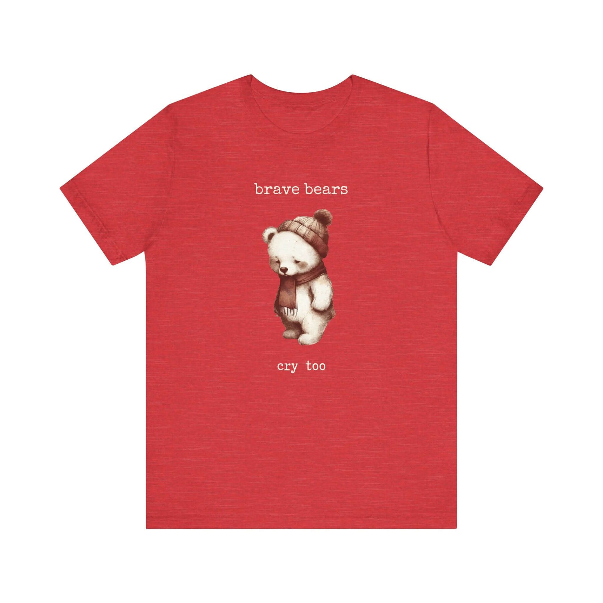 Brave Bears Cry Too Shirt, Vintage Bear Shirt, My tummy Hurts Shirt - PopCultureByDesign36