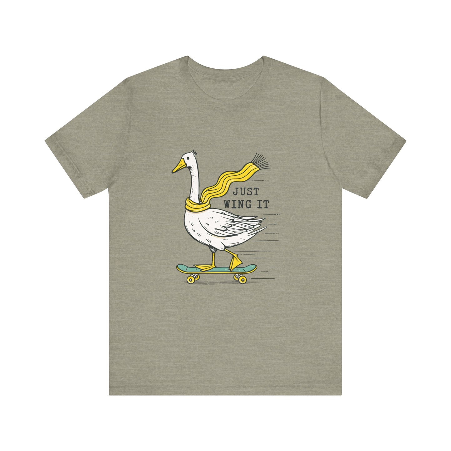Pun Humor Bird Tee, Bird Lover Gift, Funny Bird Shirt, Skateboard Goose - PopCultureByDesign36