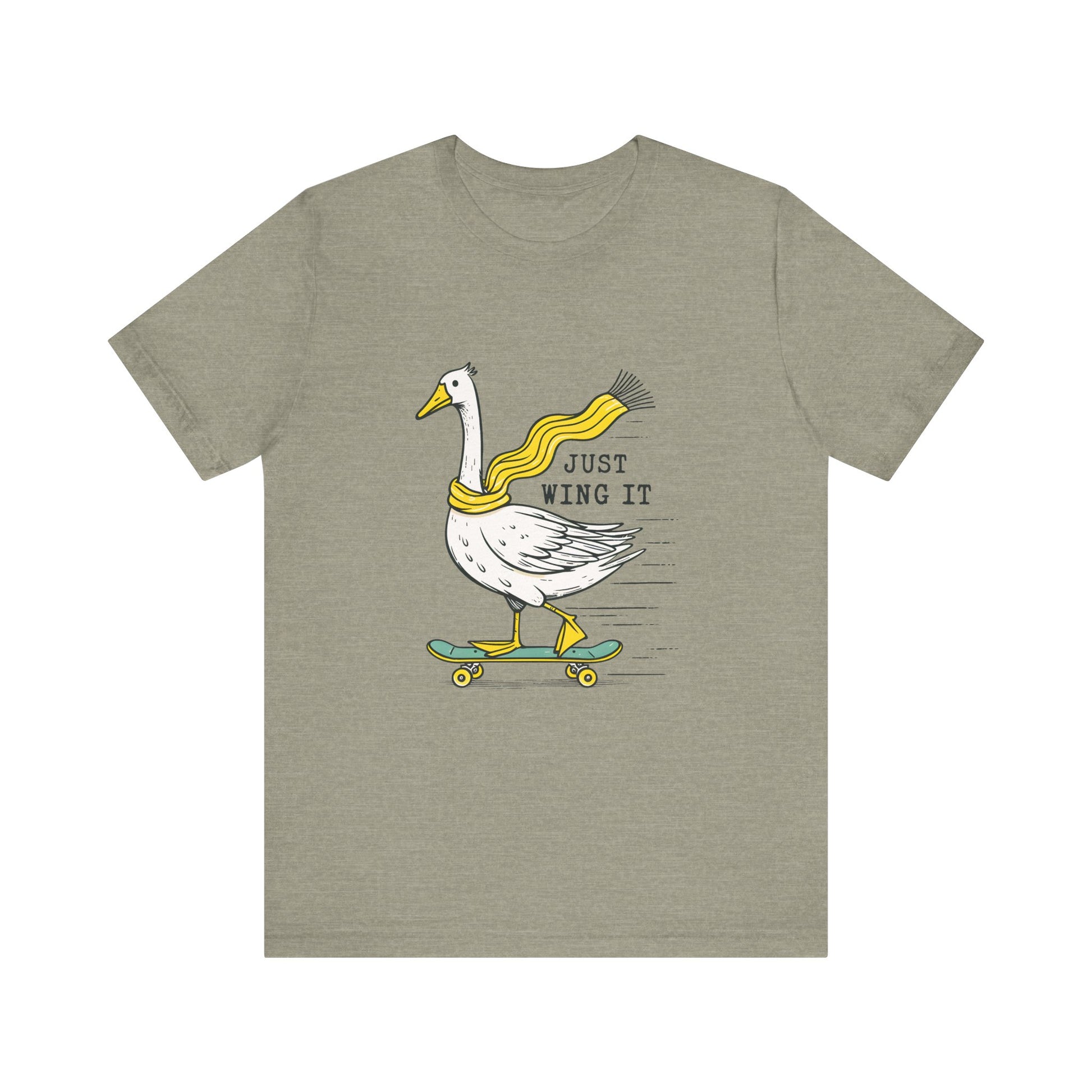 Pun Humor Bird Tee, Bird Lover Gift, Funny Bird Shirt, Skateboard Goose - PopCultureByDesign36