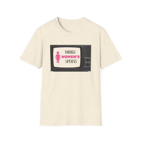 Watch Womens Sports, Women's Sports Supportive T-Shirt, Women In Sports - PopCultureByDesign36