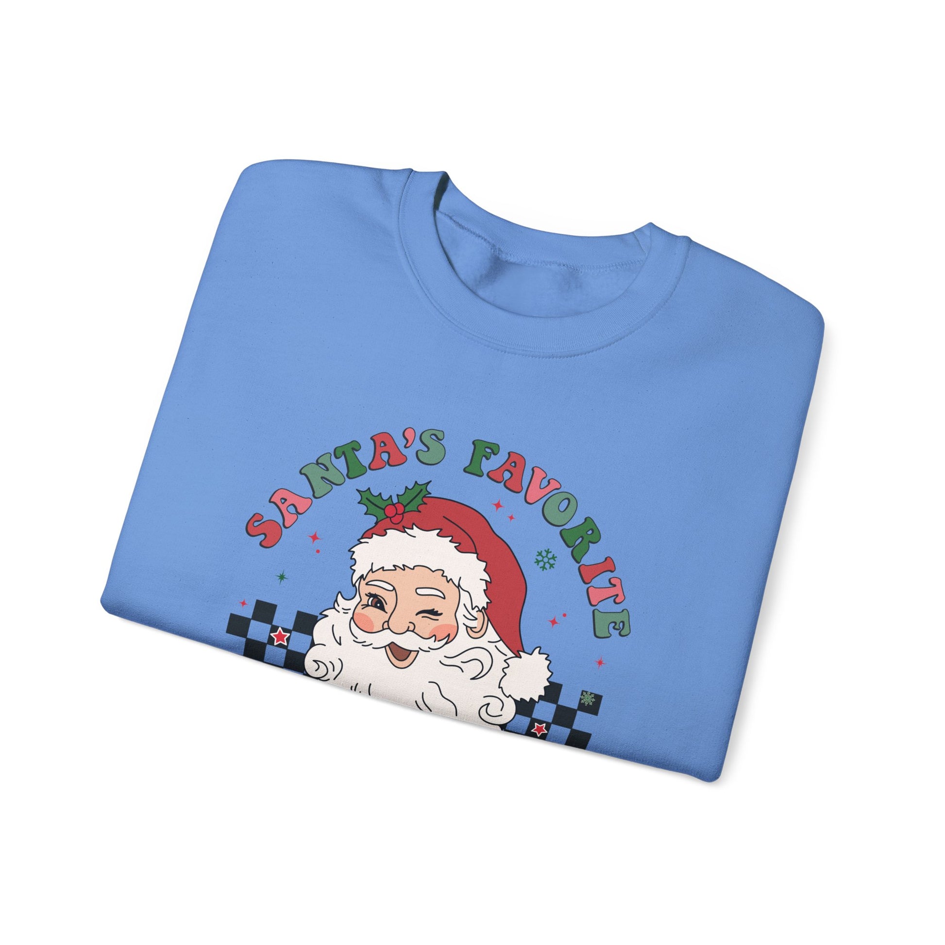 Santas Favorite Grandma, Retro Santa Sweater, Retro Santa Claus Sweatshirt - PopCultureByDesign36