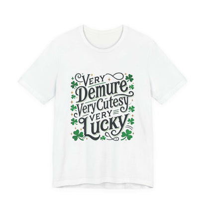 St Patrick's Day Tee, Irish Shamrock Tee, Feeling Lucky St Paddy's Shirt - PopCultureByDesign36
