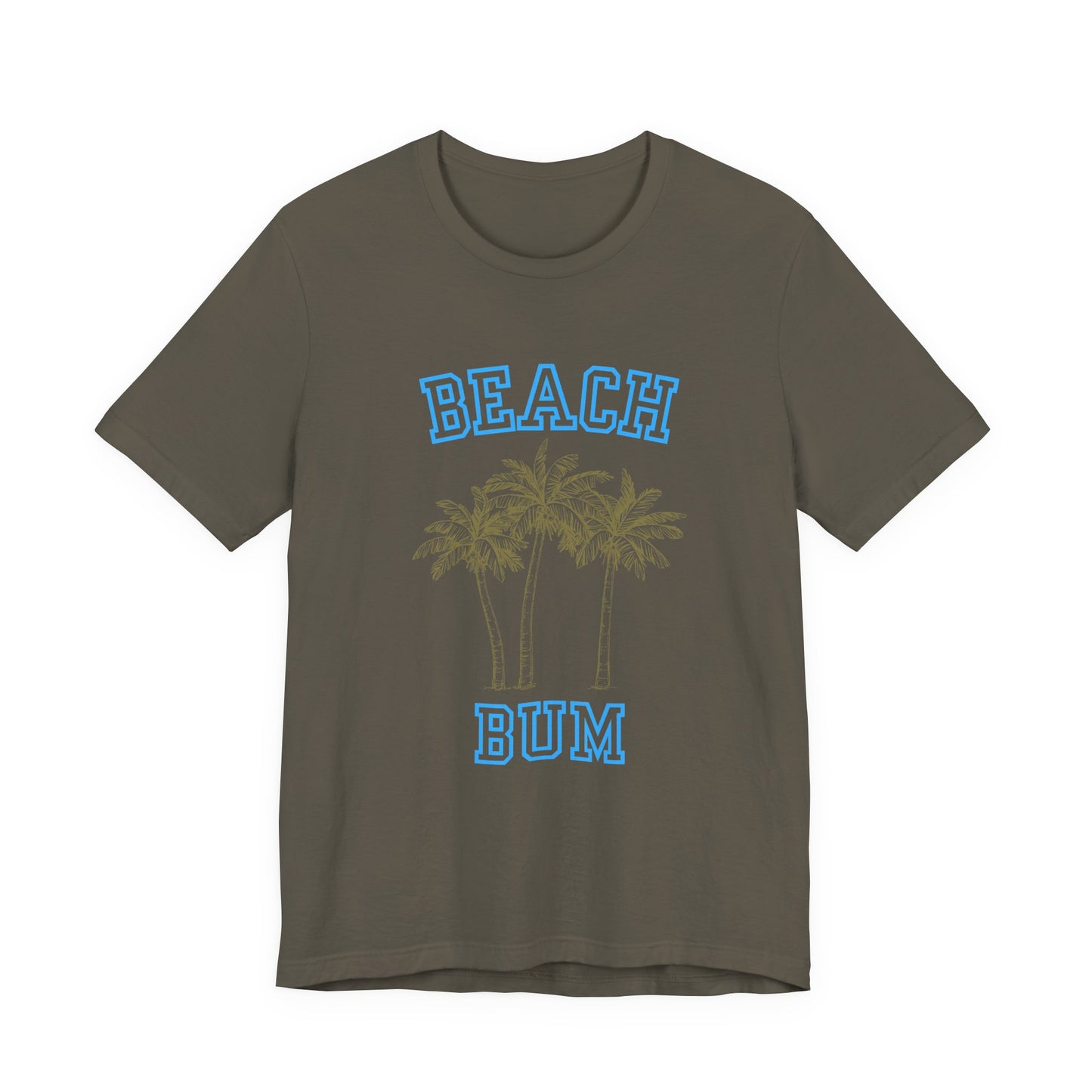 Beach Bum Palm Tree Shirt, Tropical Island Vacation Clothing, Palm Tree Lover Gift - PopCultureByDesign36