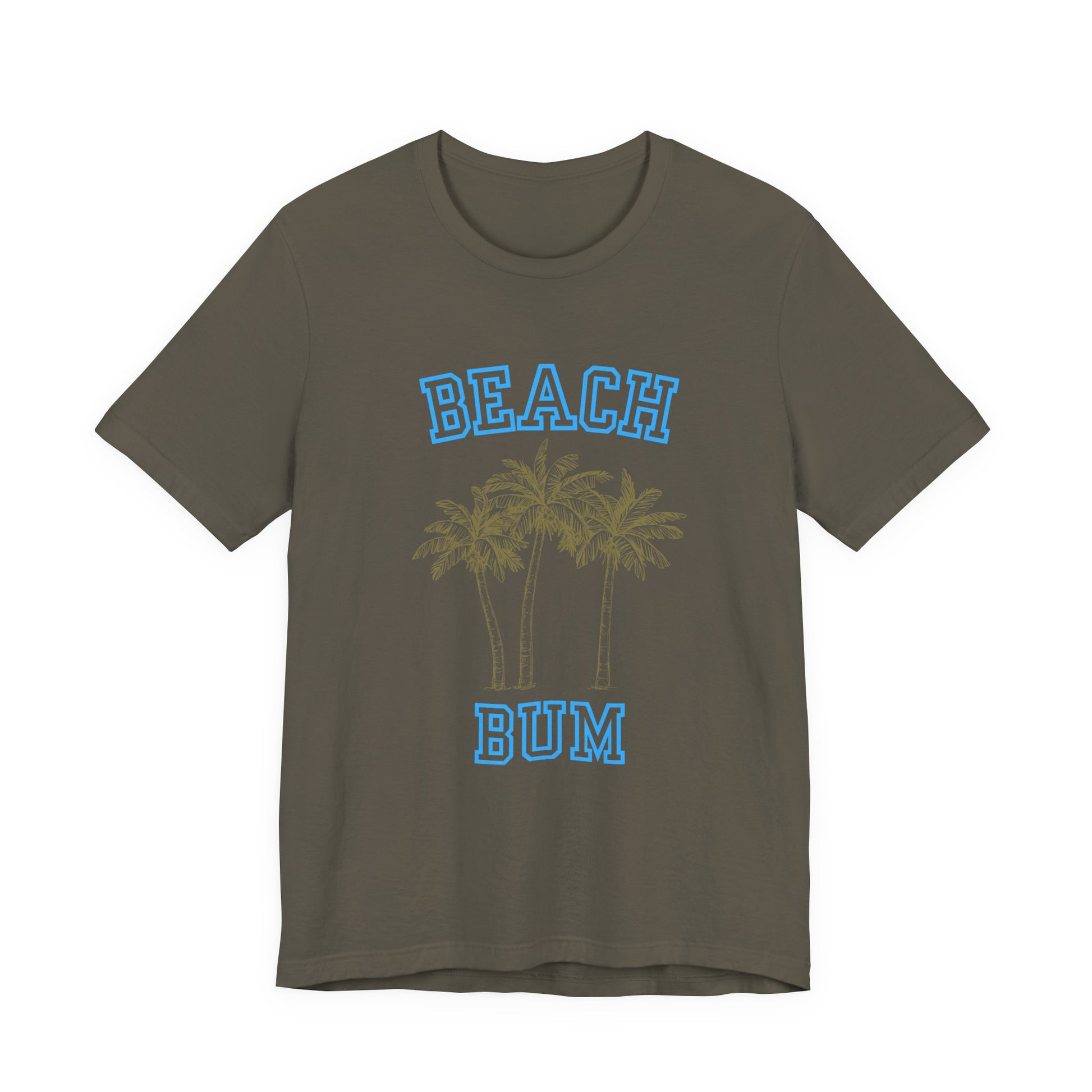 Beach Bum Palm Tree Shirt, Tropical Island Vacation Clothing, Palm Tree Lover Gift - PopCultureByDesign36
