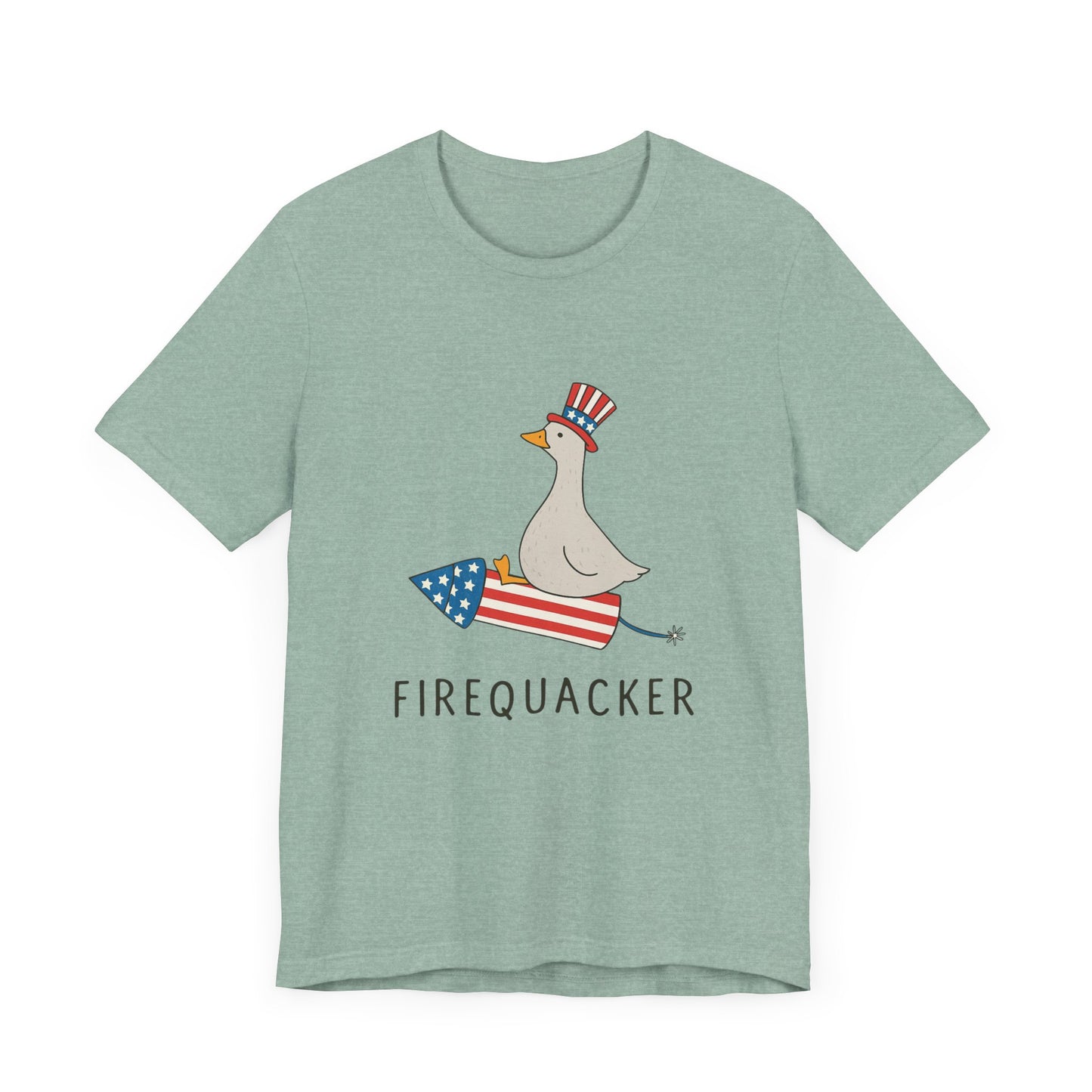 Firequacker Shirt, Funny Fourth Of July Shirt, Funny Goose Shirt - PopCultureByDesign36