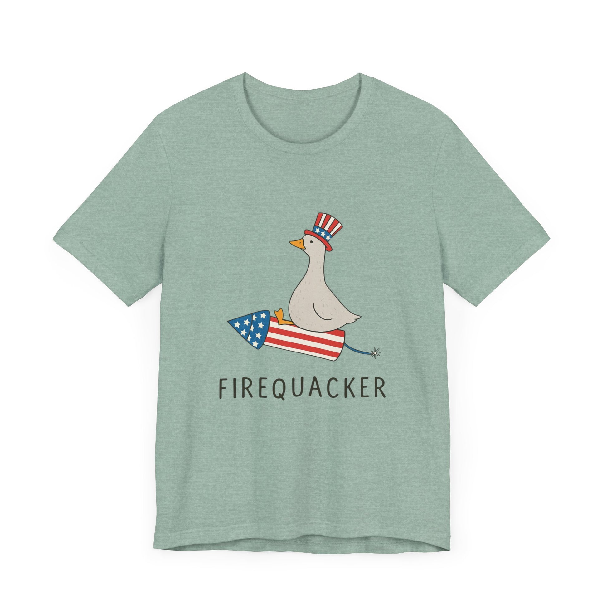 Firequacker Shirt, Funny Fourth Of July Shirt, Funny Goose Shirt - PopCultureByDesign36