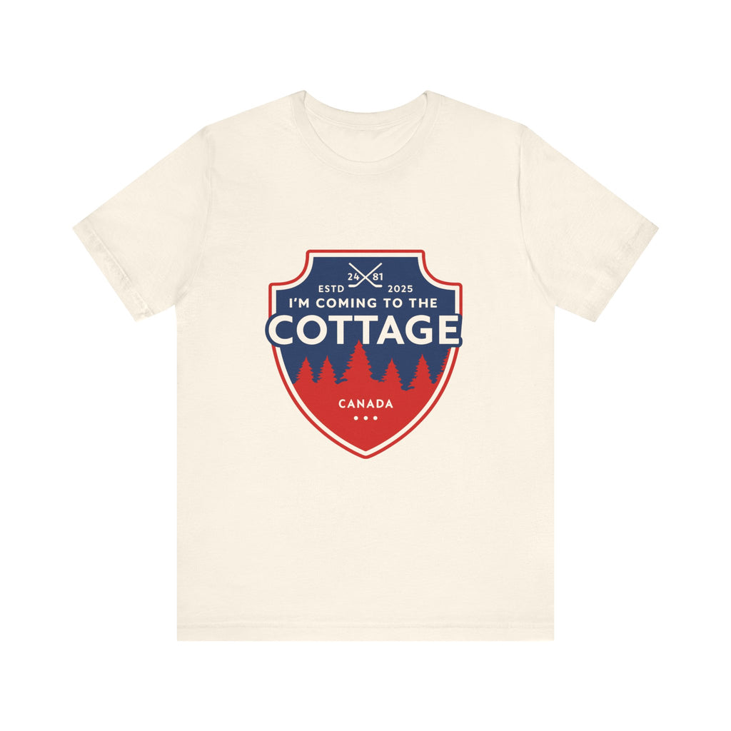Cottage Hockey Tee — “I’m Coming to the Cottage” Canadian Hockey Lover Shirt by PopCultureByDesign36