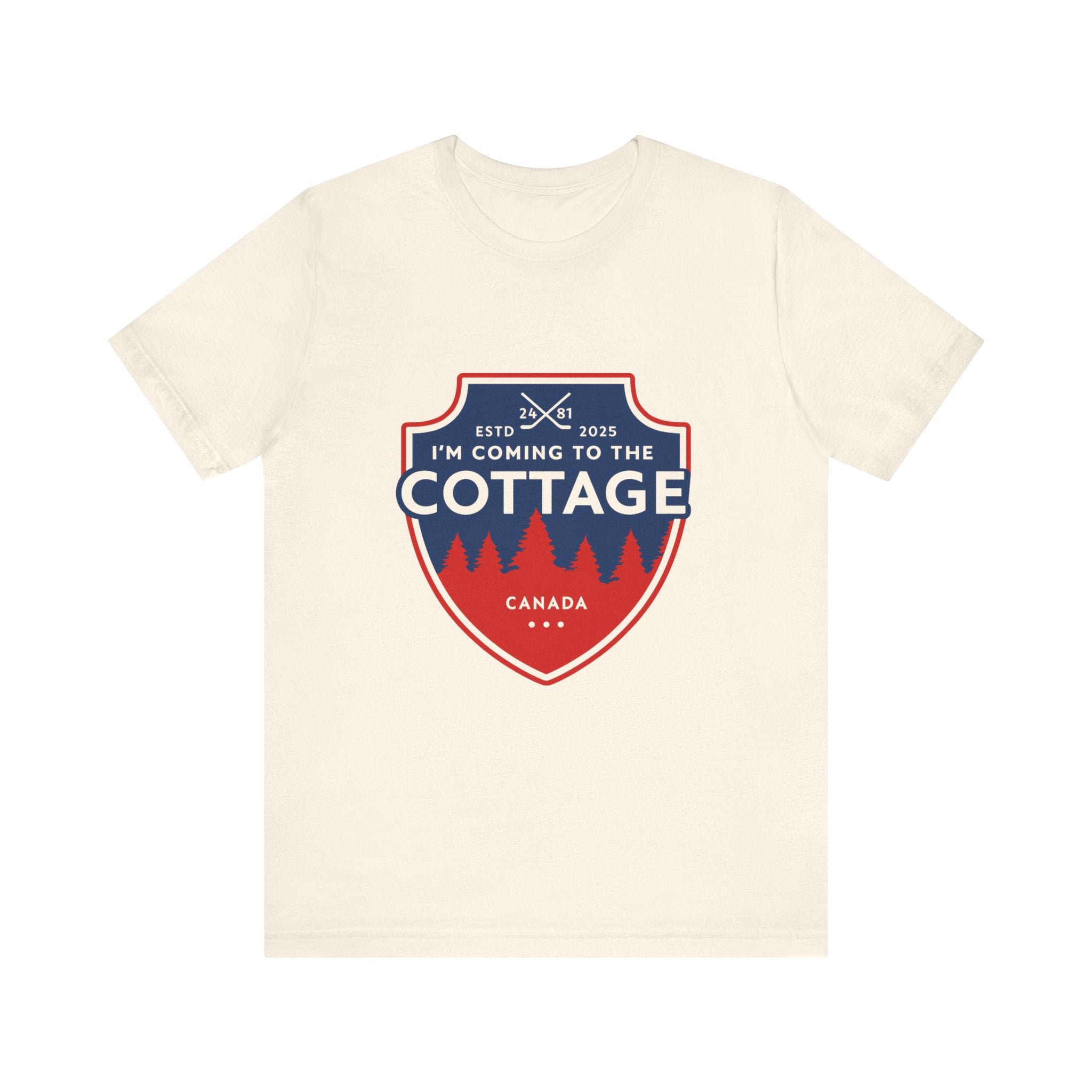 Cottage Hockey Tee — “I’m Coming to the Cottage” Canadian Hockey Lover Shirt by PopCultureByDesign36