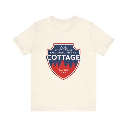 Cottage Hockey Tee — “I’m Coming to the Cottage” Canadian Hockey Lover Shirt