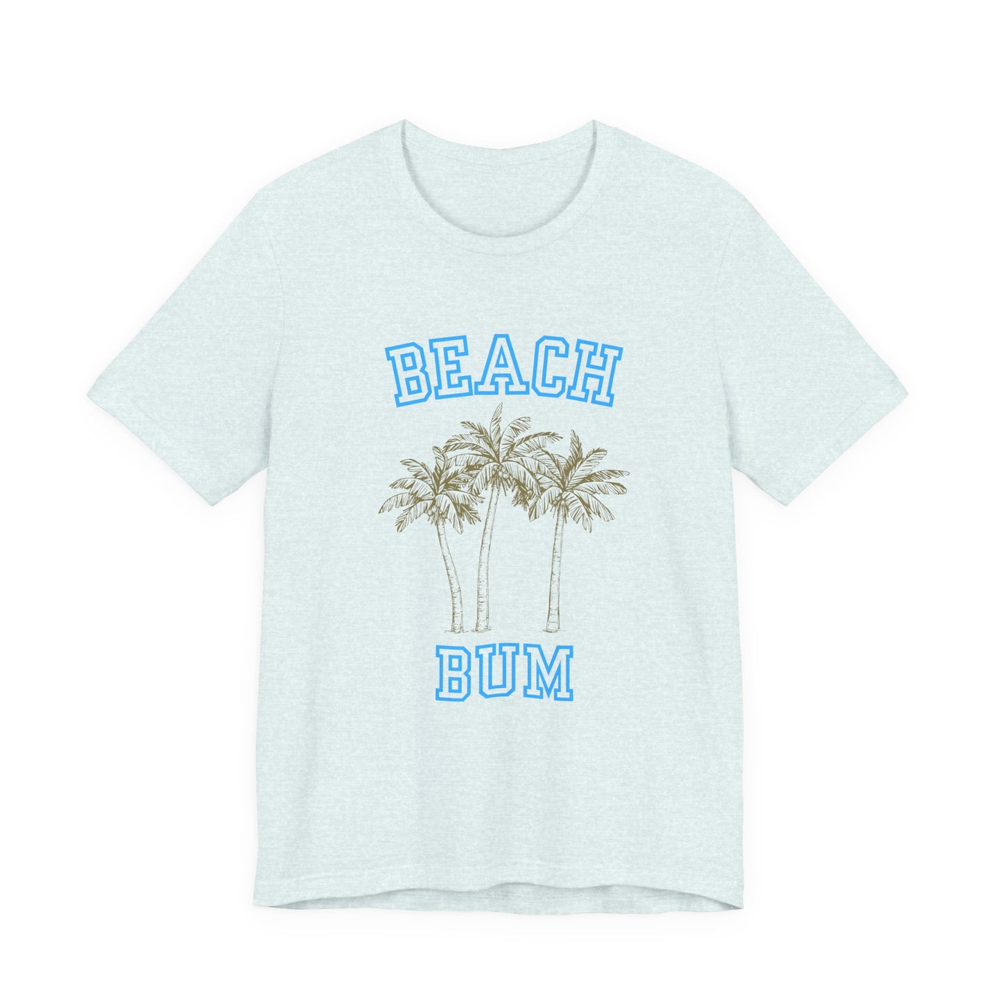 Beach Bum Palm Tree Shirt, Tropical Island Vacation Clothing, Palm Tree Lover Gift - PopCultureByDesign36