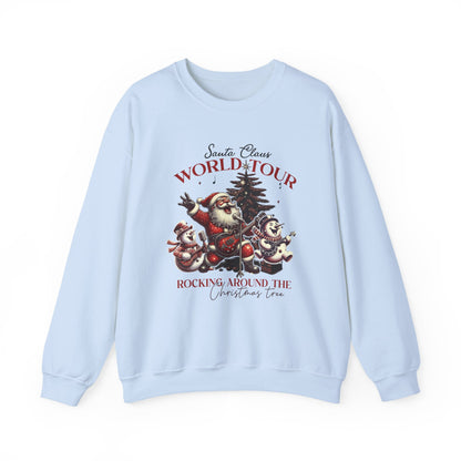 Santa Claus World Tour Christmas Shirt, Santa Claus Shirt, Funny Santa Christmas Shirt - PopCultureByDesign36