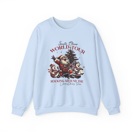 Santa Claus World Tour Christmas Shirt, Santa Claus Shirt, Funny Santa Christmas Shirt - PopCultureByDesign36
