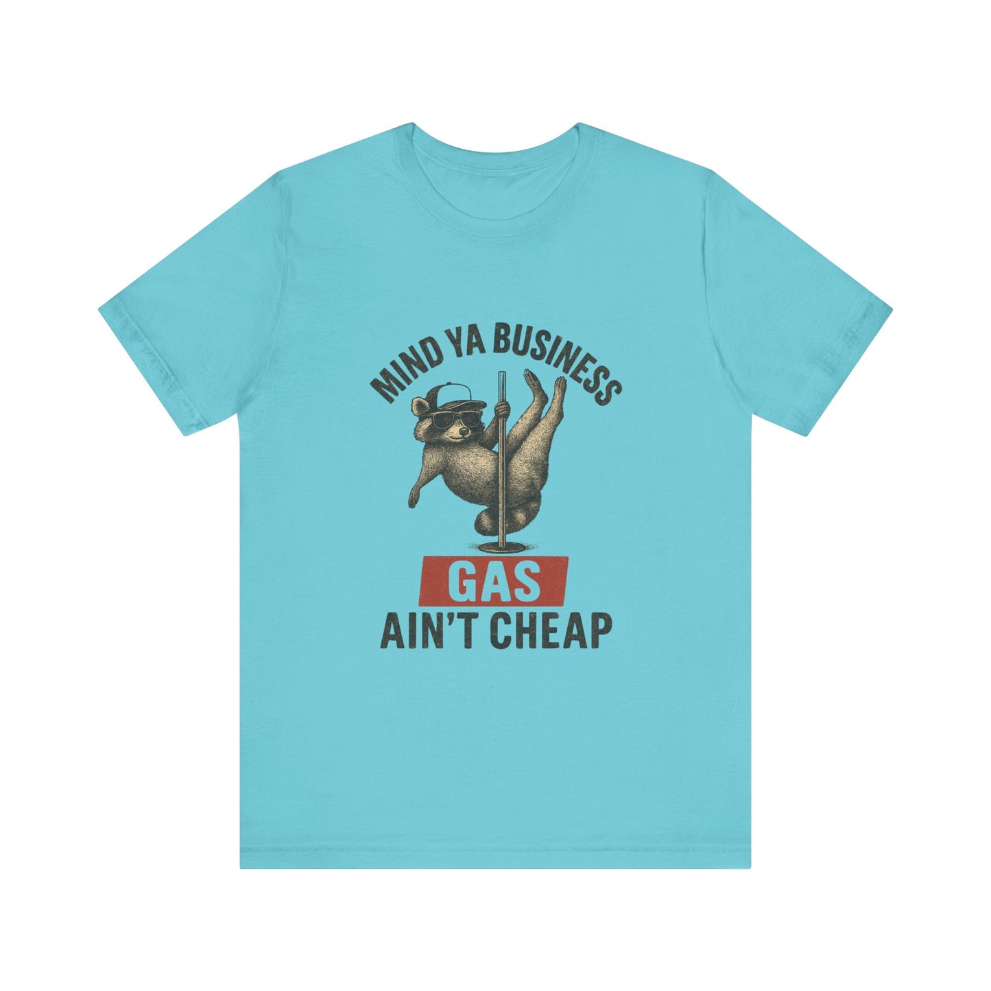 Funny Raccoon Pole Dancing Unisex Tee, Humorous Graphic Tee, - PopCultureByDesign36